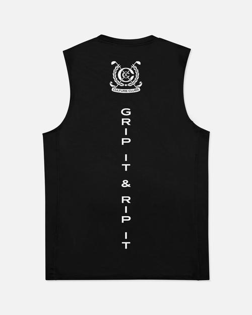 "Grip It & Rip It" Sleeveless Shirt (Black)