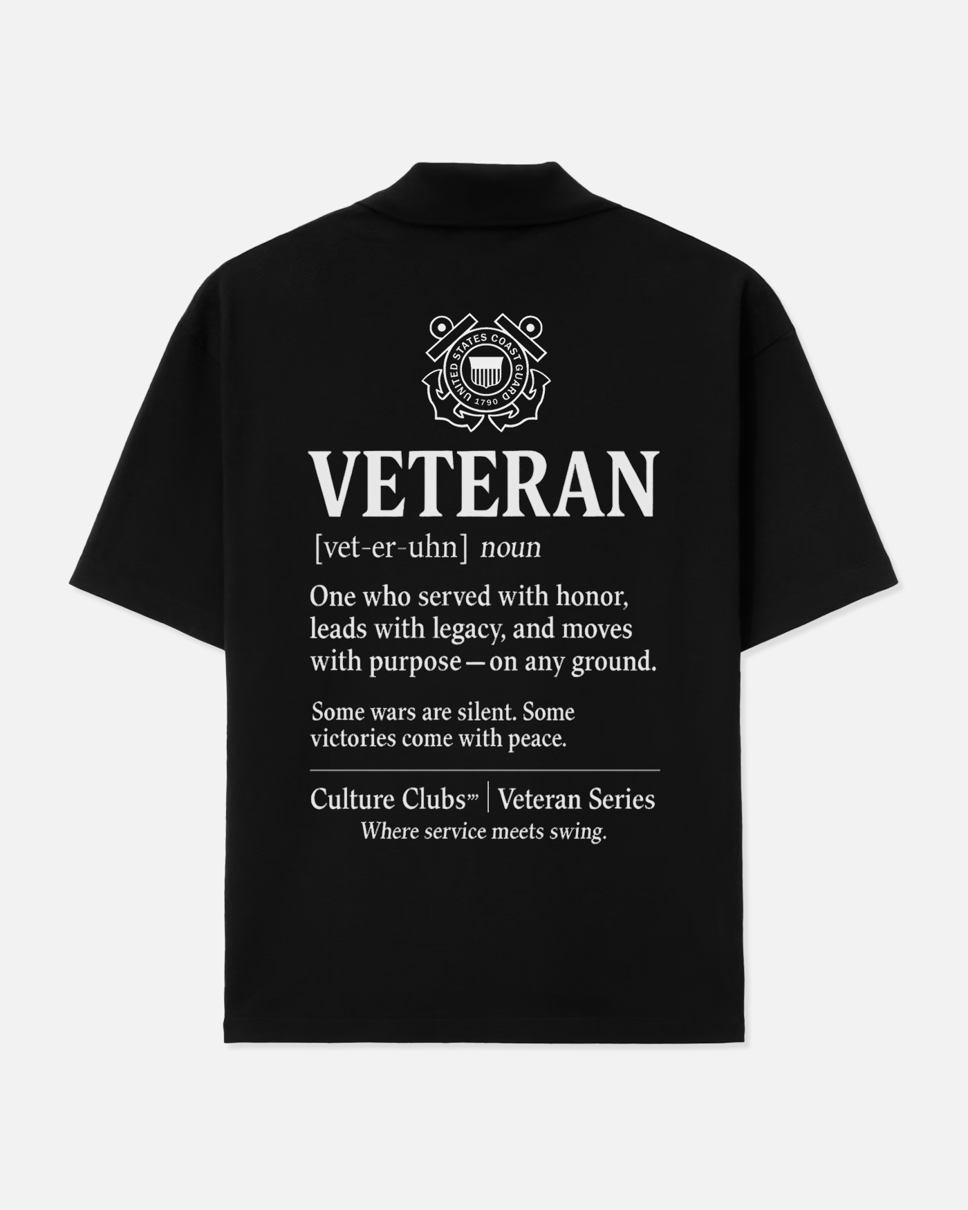 Veteran Definition Polo (Black)