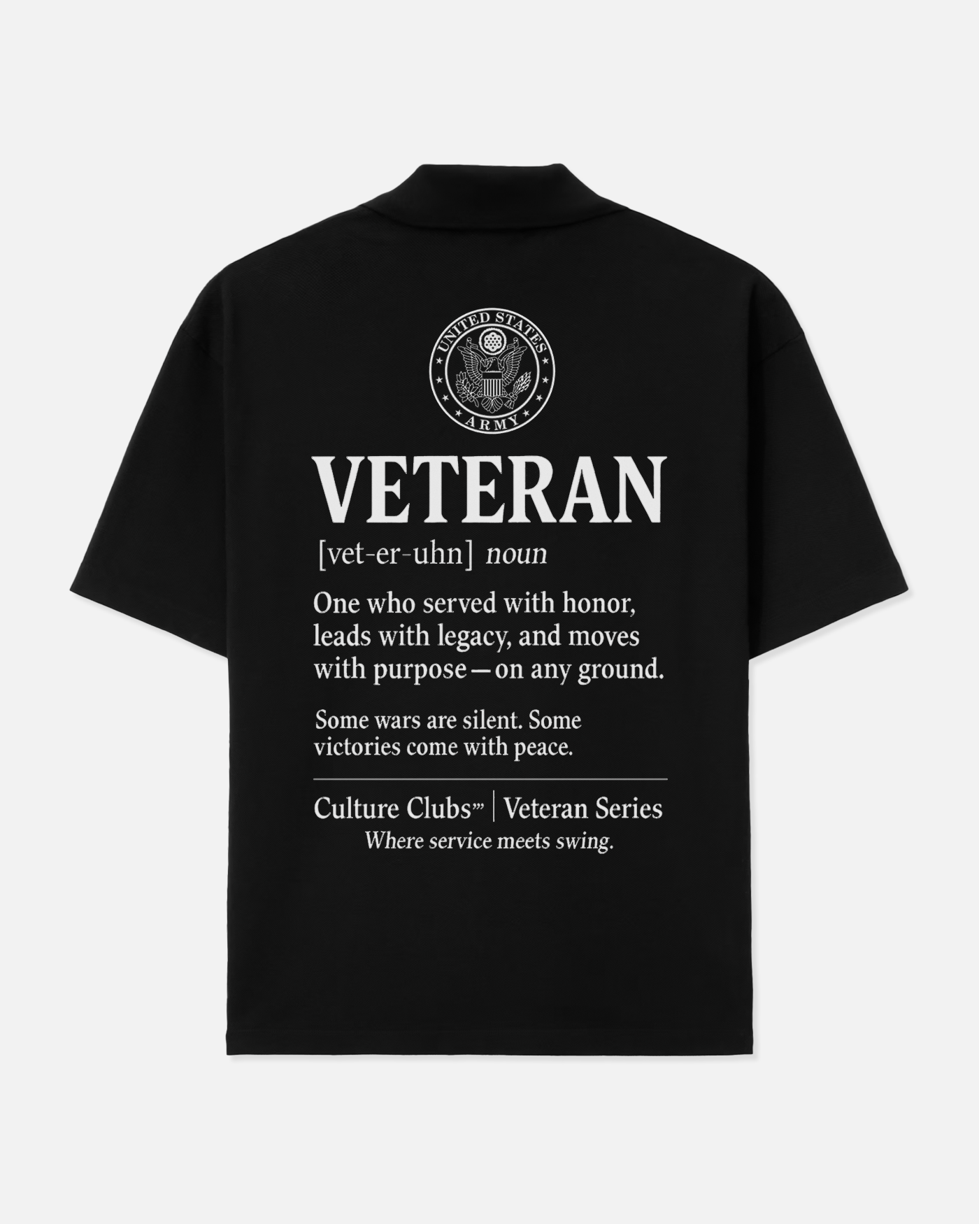 Veteran Definition Polo (Black)