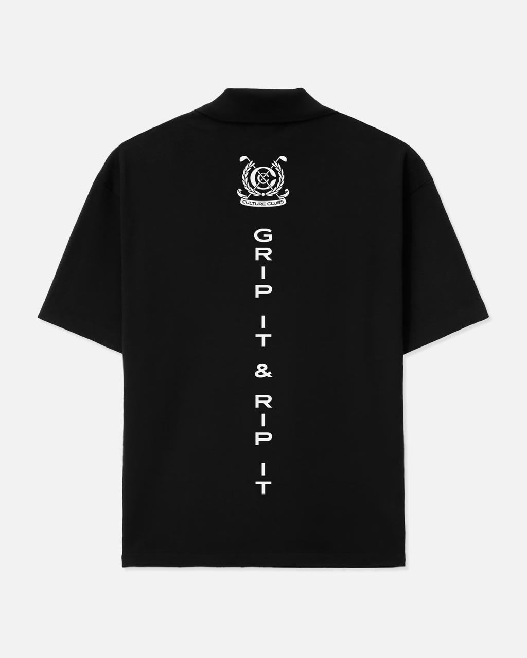 "GRIP IT & RIP IT" Signature Polo (Black)
