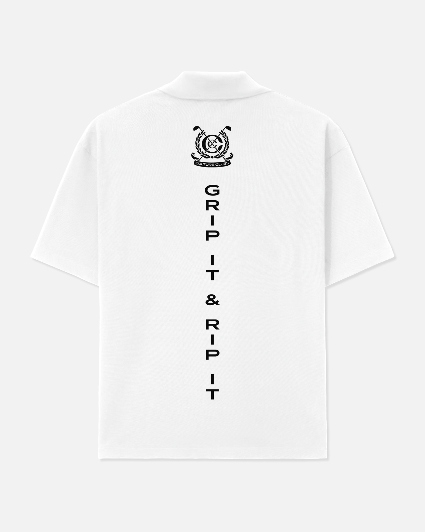 "GRIP IT & RIP IT" Signature Polo (White)
