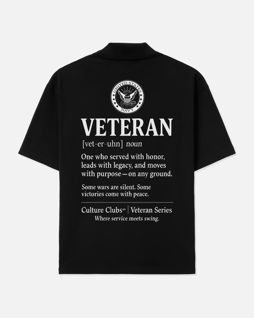 Veteran Definition Polo (Black)