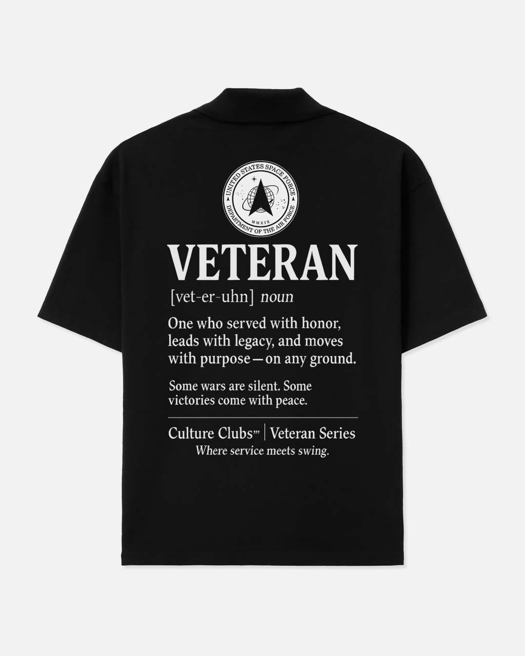 Veteran Definition Polo (Black)
