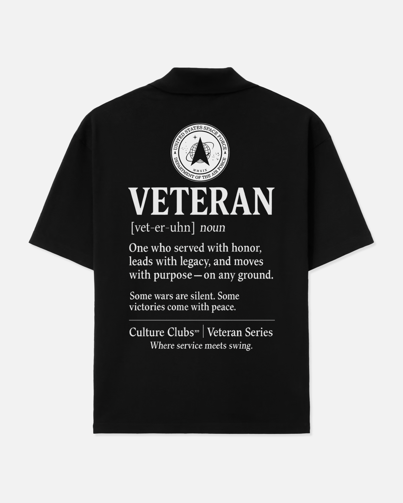 Veteran Definition Polo (Black)